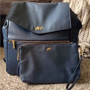 Freshly Picked diaper bag book bag with matching wristlet